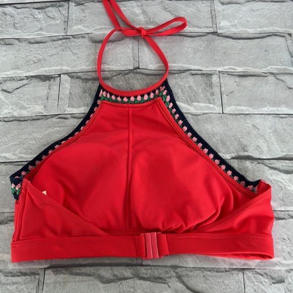 Seekers Australia crochet halter bikini top Sz8 - Picture 9 of 11